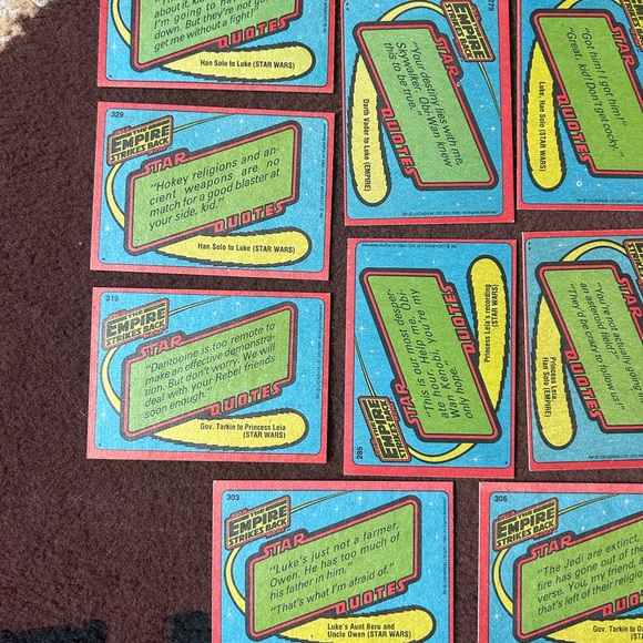 Star Wars Empire Strikes Back 1980 Topps Collector Cards, lot of 22 cards - Picture 14 of 14